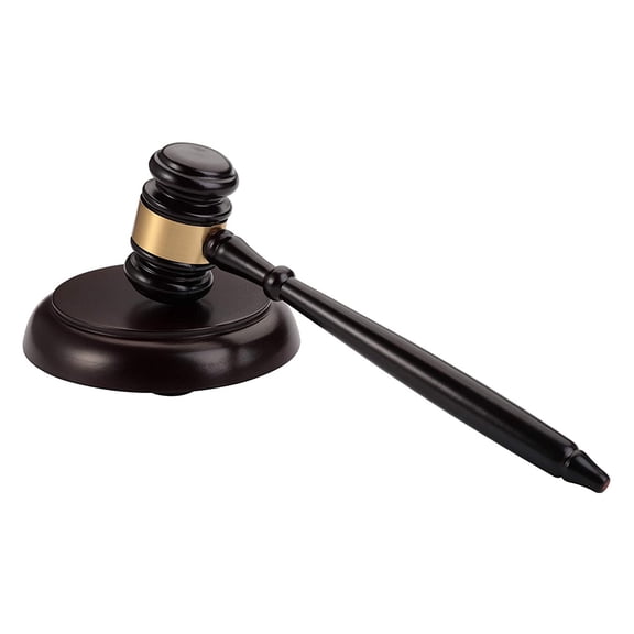 Wood Auction Hammer Chairman of the Board Display Addition to Classroom