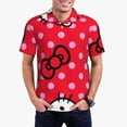 thumbnail image 2 of Lsque Sanrio Pattern Golf Shirts for Men Dry Fit Print Moisture Wicking Performance Short Sleeve Polo Shirt-XX-Large, 2 of 7