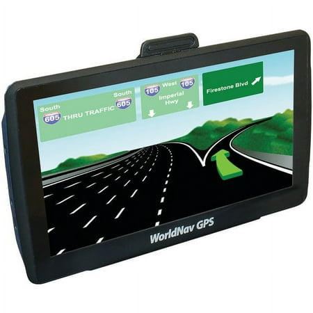 TELETYPE 765060 WorldNav 7650 High-Resolution 7" Truck GPS Device with Bluetooth(R)