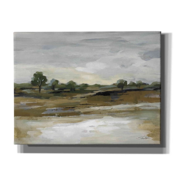 Epic Graffiti 'Cool April Day' by Silvia Vassileva, Canvas Wall Art, 34"x26"