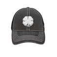 thumbnail image 1 of Gorra Black Clover Vintage 36 Ajustable Negra con Trébol Blanco 3D, 1 of 4