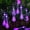 Purple, variant on Solar Waterdrop String Lights Waterproof,4.8M 20LED Teardrop Solar Raindrop Fairy Decorative Light 8Mode for Outdoor Tent Garden Lawn Yard Wedding Party Christmas Tree Decoration