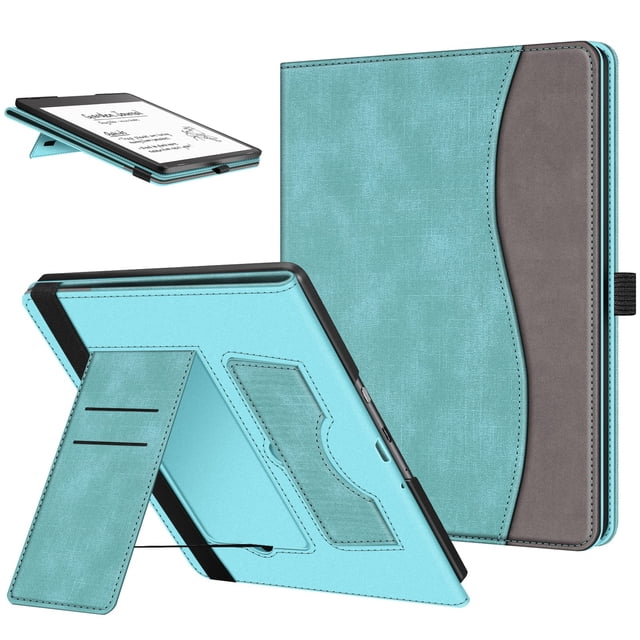 Funda Fintie para Kindle Scribe de 10,2 pulgadas con ranura para tarjetas, color turquesa