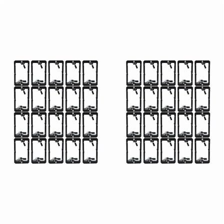 Single-Gang (1-Gang) Low Voltage Wall Plate Mounting Brackets,40PCS