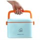 thumbnail image 5 of Botiquín familiar con cerradura de combinación, botiquín de gran capacidad, botiquín de doble capa, botiquín de primeros auxilios a prueba de niños, color blanco, 5 of 5