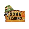 thumbnail image 1 of Gone Fishing Fisherman Personalized Christmas Tree Ornament, 1 of 2