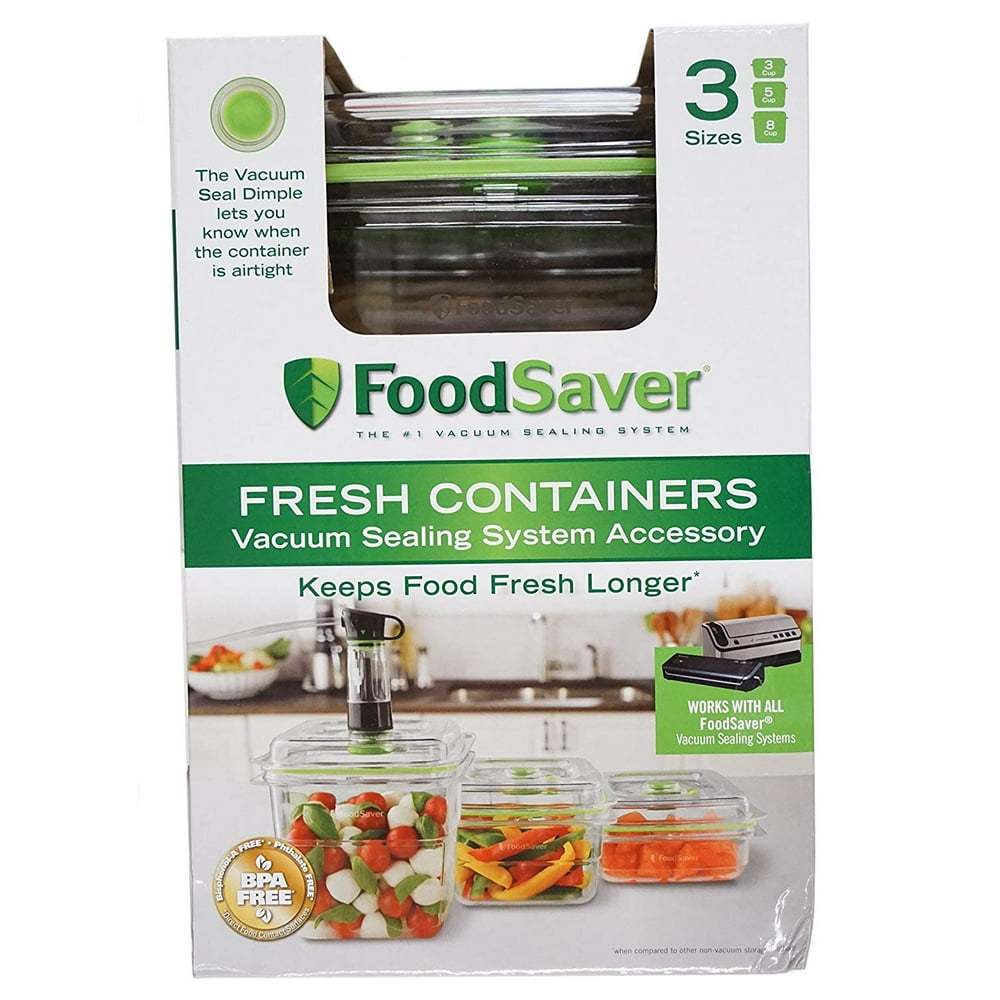 FoodSaver FA3SC358000 3Pc. Fresh Containers Set Food Storage