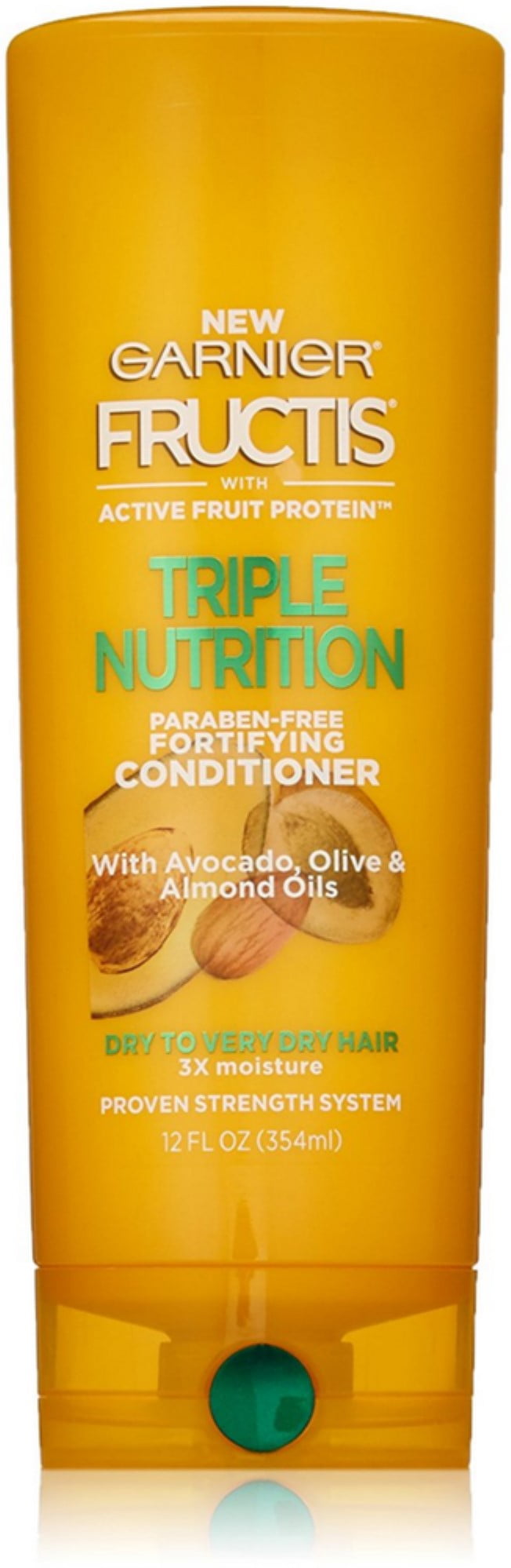 Garnier Fructis Triple Nutrition Conditioner 12 oz (Pack of 2