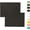 black, variant on Black 5x7 Envelopes 50 Pcs,  A7 Envelopes for Invitation, V-Flap with Gold Border for Baby Shower, Graduation, Announcements, 5.25 x 7.25 inches