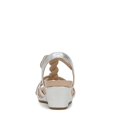 thumbnail image 3 of Sandalia Cuña Miami para Mujer LifeStride Plateada Metálica Talla 7 Ancha, 3 of 6