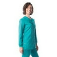thumbnail image 2 of Landau ProFlex Tailored Fit 3-Pocket Snap-Front Scrub Jacket for Women 3038, 2 of 2