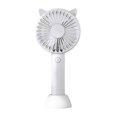 thumbnail image 2 of Summer USB Desk Fan 6.5 Inch, 3 Speeds Portable Personal Desktop Table Fan, Dual 360° Adjustment Mini Fan, Quiet Operation, for Home Office Car Outdoor Travel, 2 of 15