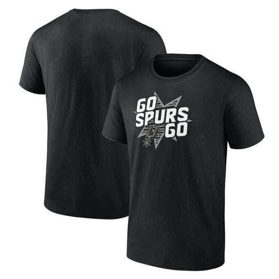 Men's Black San Antonio Spurs Pick & Roll Coverage T-Shirt