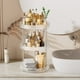 thumbnail image 2 of Bandeja de almacenamiento giratoria Acina 360°, transparente, 3 niveles, Lazy Susan, 2 of 6
