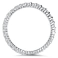 thumbnail image 2 of Pompeii 1.00CT Diamond Eternity Stackable Wedding Ring 14K White Gold (F,VS2-SI1), 2 of 4