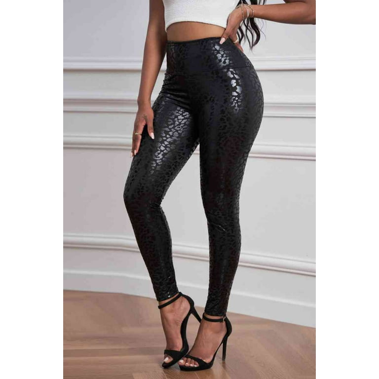 Animal print cheap leggings walmart