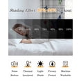 thumbnail image 5 of Independence Day Blackout Curtains for Bedroom Living Room Darkening Curtains 54 Inch Long Eucalyptus Leaves Country Wood Grain Short Curtain for Small Window Treatment Grommet Drapes 52"x54"x2, 5 of 9
