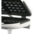 thumbnail image 5 of Brentwood Compact Dual Sandwich Maker, Non-Stick Waffle Maker in White, 5 of 7