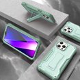 thumbnail image 6 of ExoGuard For iPhone 13 Pro Case, Phone Case with Screen Protector and Kickstand (Green), 6 of 7
