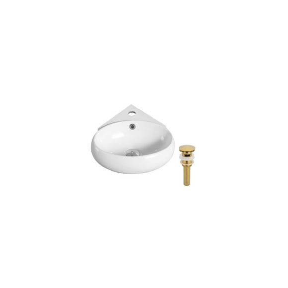 DROP Bath and Kitchen DR091376 Bathroom Vessel Sink Set