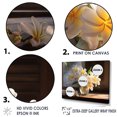 thumbnail image 3 of Designart "Country Charm Of Plumeria In A Vase Bouquet" Plumeria Floater Framed Wall Art Living Room, 3 of 5