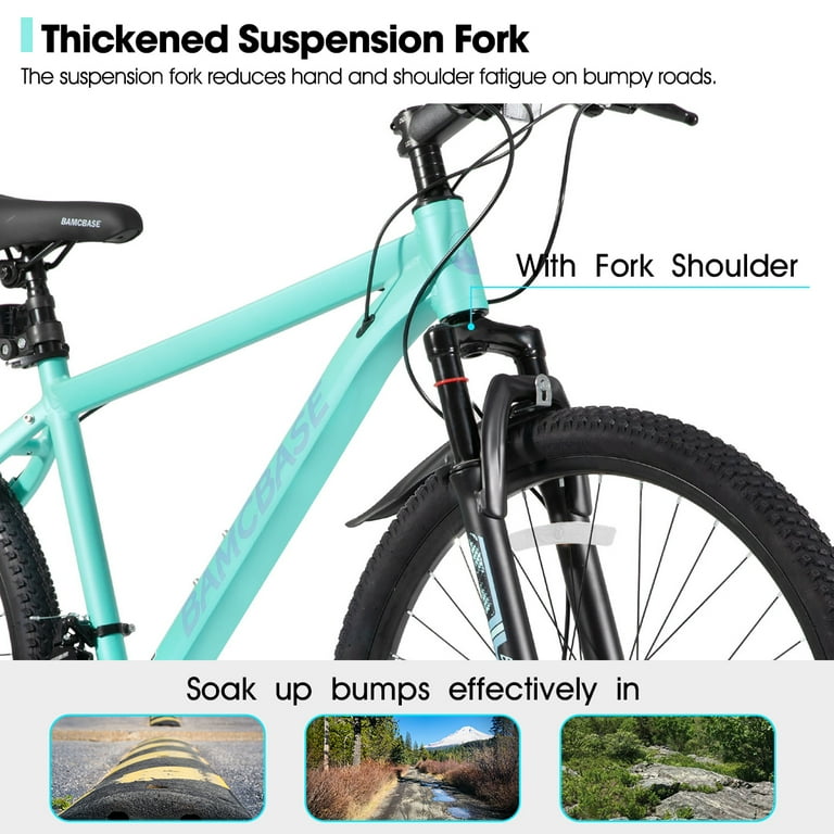 HILAND 26 Inch Mountain Bike, Mens and Womens Aluminum Frame MTB