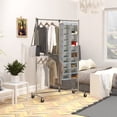 thumbnail image 3 of Organizador colgante Simple Houseware, paquete de 2, 10 estantes, gris, 3 of 4