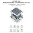 thumbnail image 3 of Solar Power Bank Portable Charger 6000mAh Wireless Portable Cell Phone Portable Power Banks with Strong Camping Flashlights Fast Charging Large Capacity for Outdoor Mobile Phone Cell Phone, 3 of 5