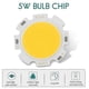 thumbnail image 3 of 5W Chip Light Round COB Super LED Light LED Lamp Bulbs Warm White DC15-17V, 3 of 5