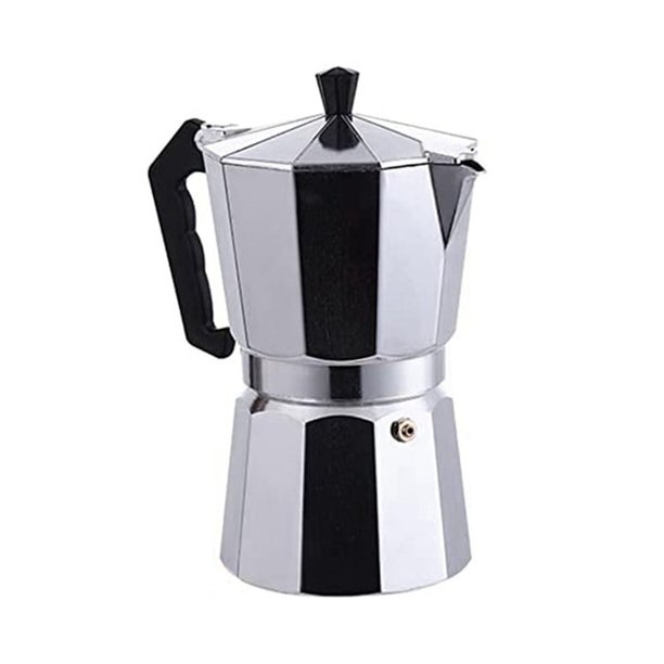 Cafetera espresso, cafetera moka, cafetera espresso para estufa para un espresso con un sabor delicioso para estufa de cerámica eléctrica
