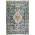 thumbnail image 2 of Safavieh Valencia Leyla Medallion Polyester Area Rug, Blue/Gold, 8' x 10', 2 of 11