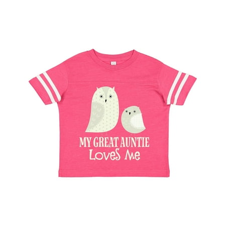 

Inktastic Great Auntie Loves Me Owl Gift Toddler Boy or Toddler Girl T-Shirt
