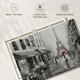 thumbnail image 6 of Elephant Stock Romance In Paris Pop Wall Art - Horizontal Canvas Wall Art - Living Room Wall Decor - City Canvas - Black And Gray Decor - 48" x 32", 6 of 8