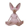 thumbnail image 1 of POINTERTECK Statue Décoration Forme d'Animal Ornement de Bureau Sculpture en Résine Sans Poils Type 1, 1 of 10