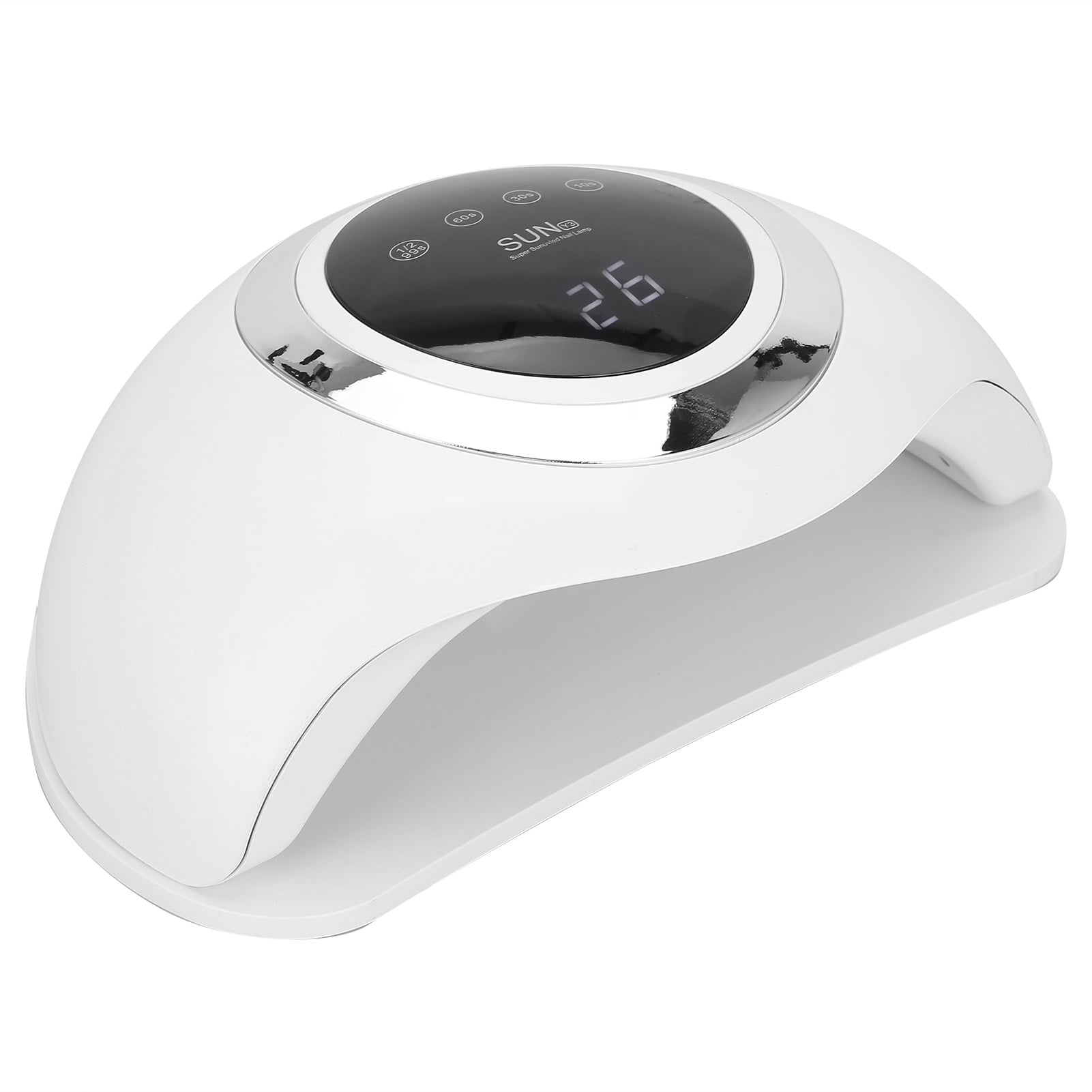 BOKYAN 168W UV LED Nail Lamp Gel Polish Dryer Dual Light Infrared Induction Nail Curing Machine with 4 Timer Settings for Home Salon Manicure Pedicure Tool