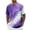 Purple, variant on HXWCHs Mens Crew Neck T Shirts - Lightweight Short Sleeve Fresh Fashion Print Hipster T-Shirt Tie-Dye Red XXXXXL