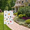 thumbnail image 2 of Yayeee Garden Flag 12" x 18" Double Sided Outdoor Yard Lawn Holiday Decorations, Colorful Triangles, 2 of 6
