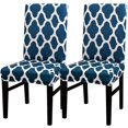 thumbnail image 1 of Stretch Dining Chair Cover High Back Chair Protective Cover Slipcover, Elastic Chair Protector Seat Cover for Dining Room Wedding Banquet Party Decoration, 1 of 5