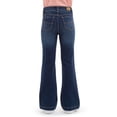 thumbnail image 4 of Jordache Girls Patch Pocket Flare Jeans, Sizes 5-18, 4 of 8