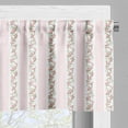 thumbnail image 5 of Ambesonne Vintage Valance & Curtain, Pastel Flora and Stripes, 55"x45", Pale Pink White, 5 of 7