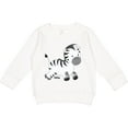 thumbnail image 2 of Inktastic Zebra Toddler Sweatshirt, 2 of 4