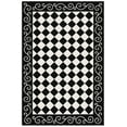 thumbnail image 2 of Safavieh Chelsea Marilou Bordered Wool Area Rug, Black/Ivory, 2'9" x 4'9", 2 of 12