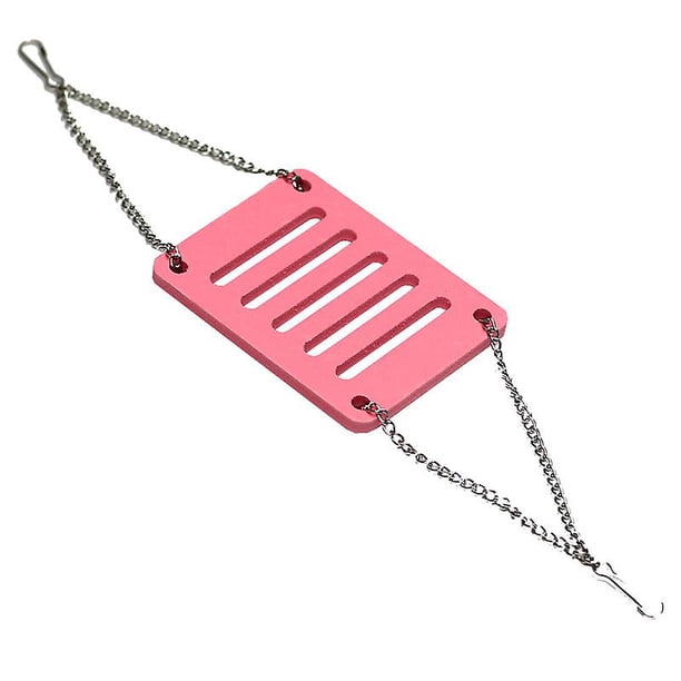Juguetes para hámster Columpio Gadgets para colgar Jaula de madera Accesorios Suministros Banban
