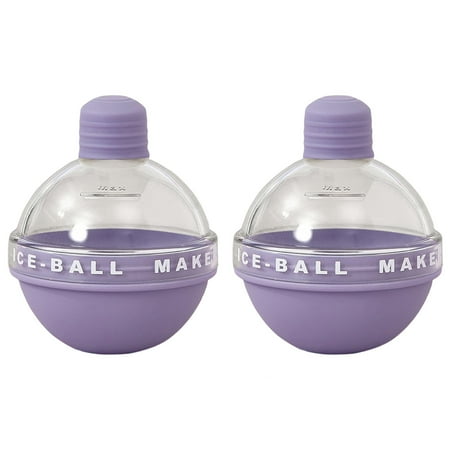 

Sijiali 2Pcs Ice Cube Mold Reusable DIY Creative Light Bulb Shape Ice Ball Maker Household Supplies