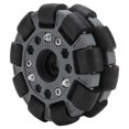 thumbnail image 3 of ANGGREK RC Accessoire, Roue de Châssis de Voiture Omni RC, 100mm Roulements en Caoutchouc en Nylon Durable Roues Omni pour Roue de Course Robot 14041, 3 of 8