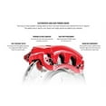 thumbnail image 4 of PowerStop Front Z23 Evolution Sport Brake Pad and Rotor Kit with Red Powder Coated Calipers Fits: ACURA HONDA Select Models KC7352, 4 of 4