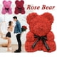thumbnail image 4 of Flor de oso rosa para siempre, flor eterna de rosa para escaparate, aniversario, Navidad, regalo de San Valentín XBTCLXEBCO oso de peluche rosa, 4 of 5