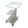 thumbnail image 3 of Techtongda Dental Equipment Doctor Dentist Trolly Medical Steel Cart Trolley 3-Tier, 3 of 11