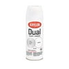 Krylon Dual SuperBond Paint + Primer Spray Paint, Satin, White, 12 oz.