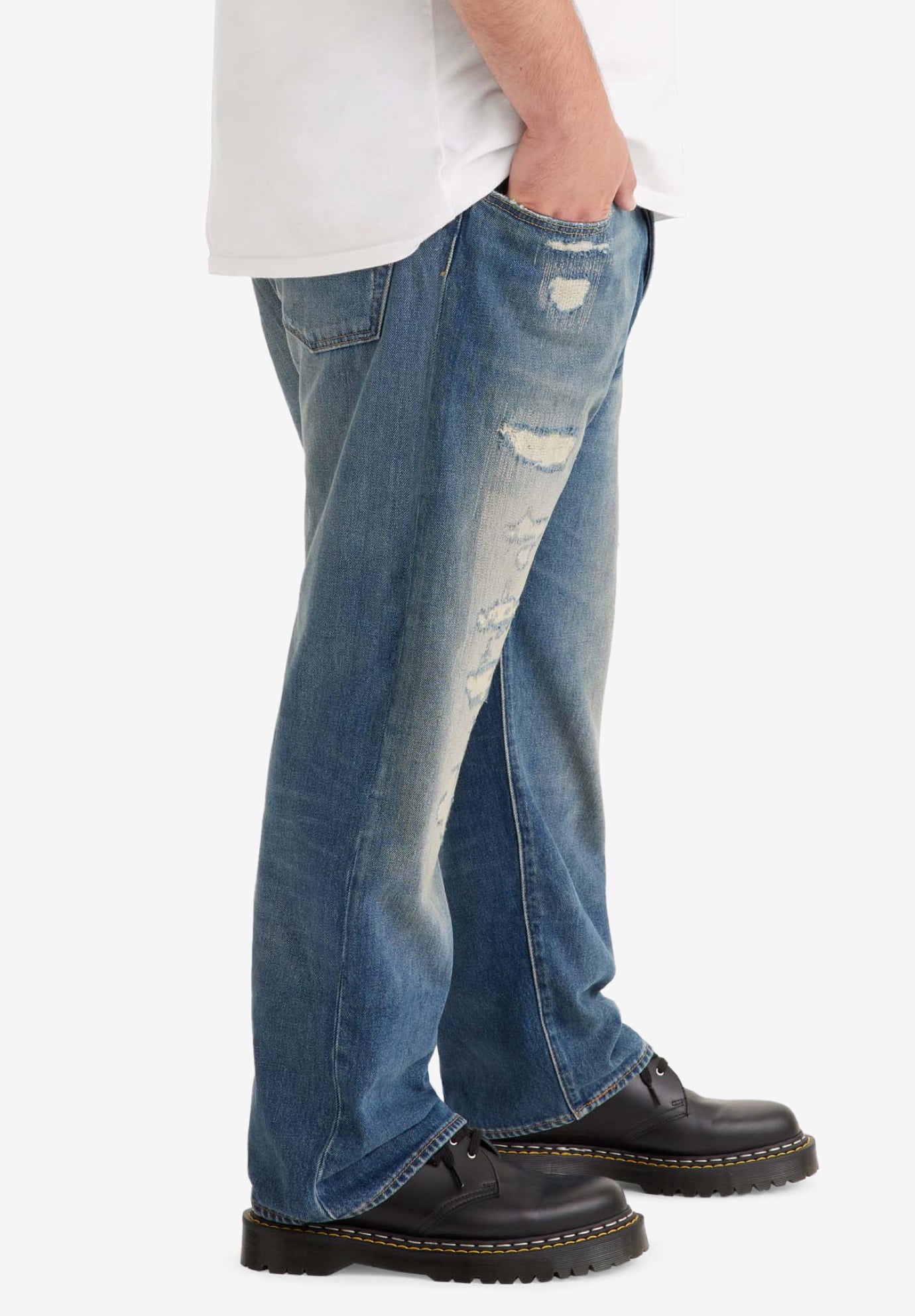 Levi's big and tall stretch jeans hot sale